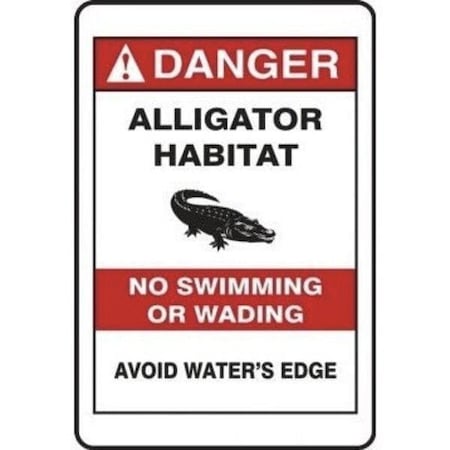 Accuform FACILITY TRAFFIC SIGN 24 X 18 FRP912RA FRP912RA